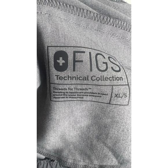 FIGS Mens Size XL Short Tansen Jogger Medical Scrub Pants Graphite Gray - Picture 8 of 9